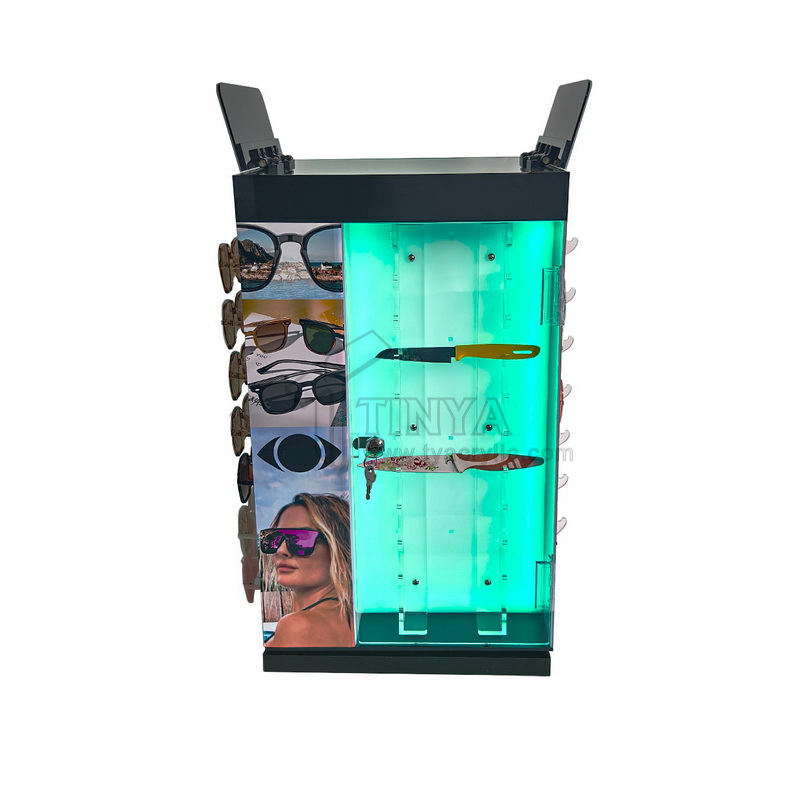 森涛亚克力制品是这样保证发光的亚克力展示架的